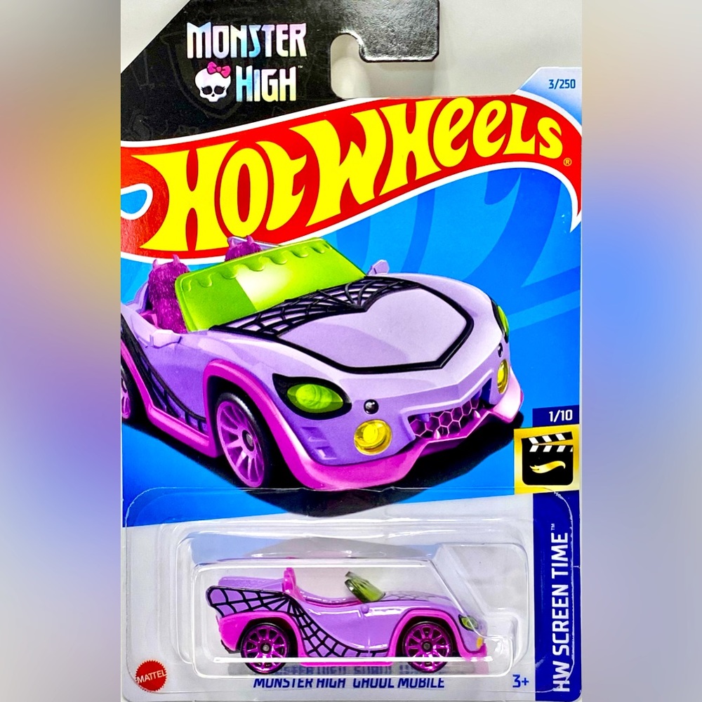 ✅ 🚗 4/$20 🚗 NEW 2024 MHW 1/10 HW SCREEN TIME MONSTER HIGH GHOUL MOBILE #3/250